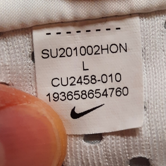 NIKE AIR Girls (Large) Sports Wearomens Short Sleeve Dress Black White - Picture 9 of 9